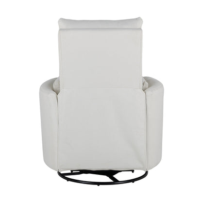 Fauteuil inclinable manuel pivotant à 360° avec dossier basculant et réglable