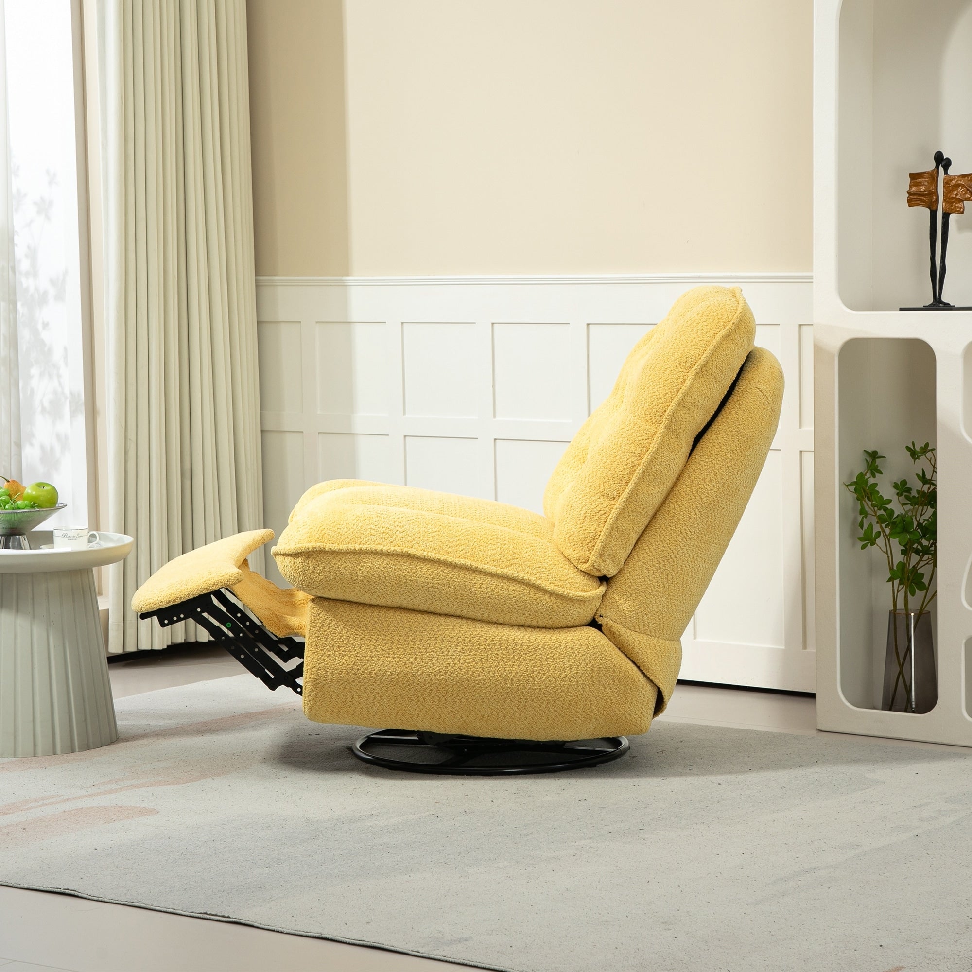 Ensemble de 2 fauteuils inclinables pivotants et réglables à 360 degrés