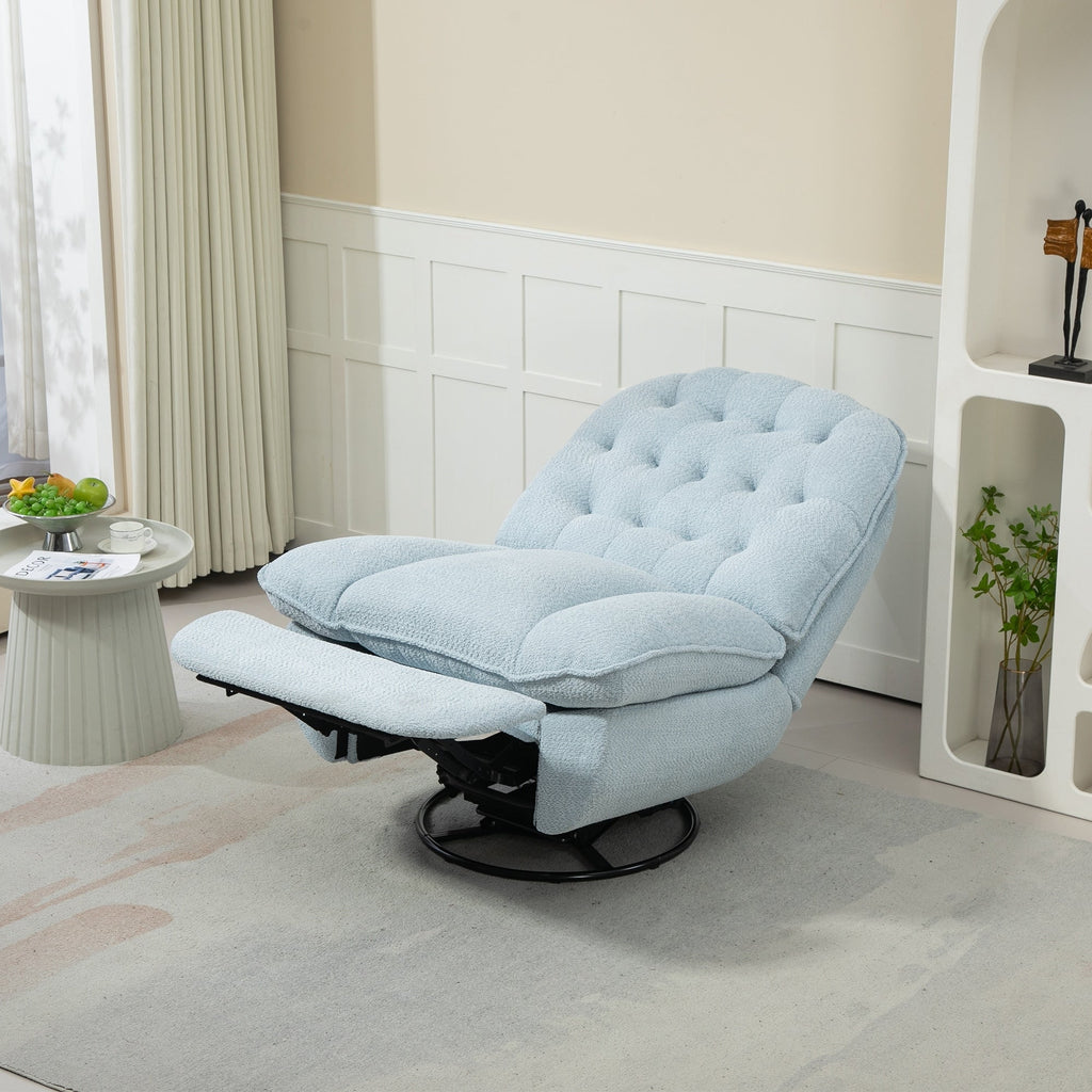 Ensemble de 2 fauteuils inclinables pivotants et réglables à 360 degrés