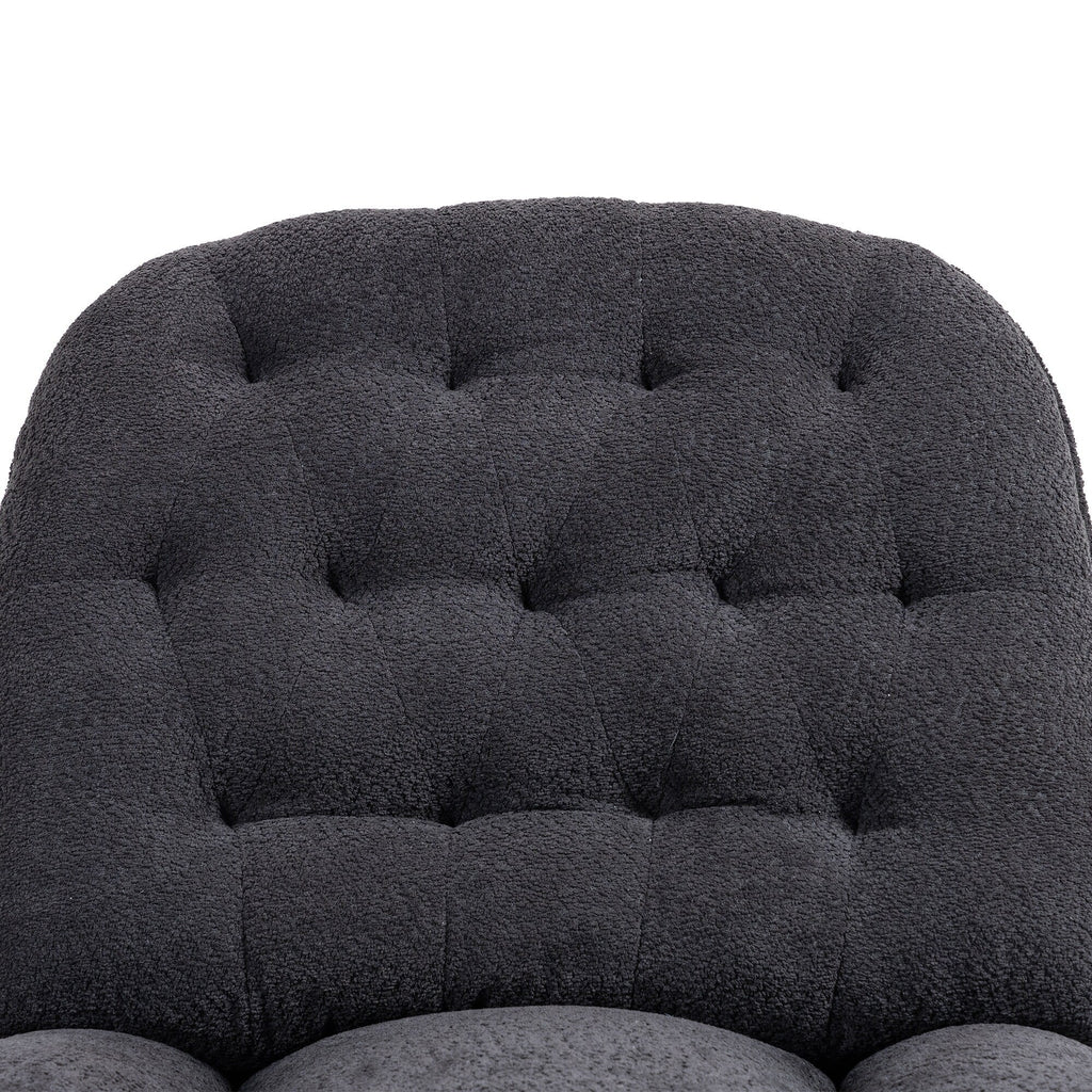 Ensemble de 2 fauteuils inclinables pivotants et réglables à 360 degrés