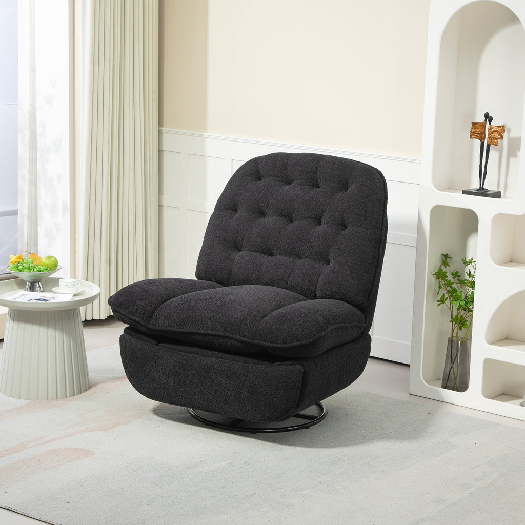 Ensemble de 2 fauteuils inclinables pivotants et réglables à 360 degrés