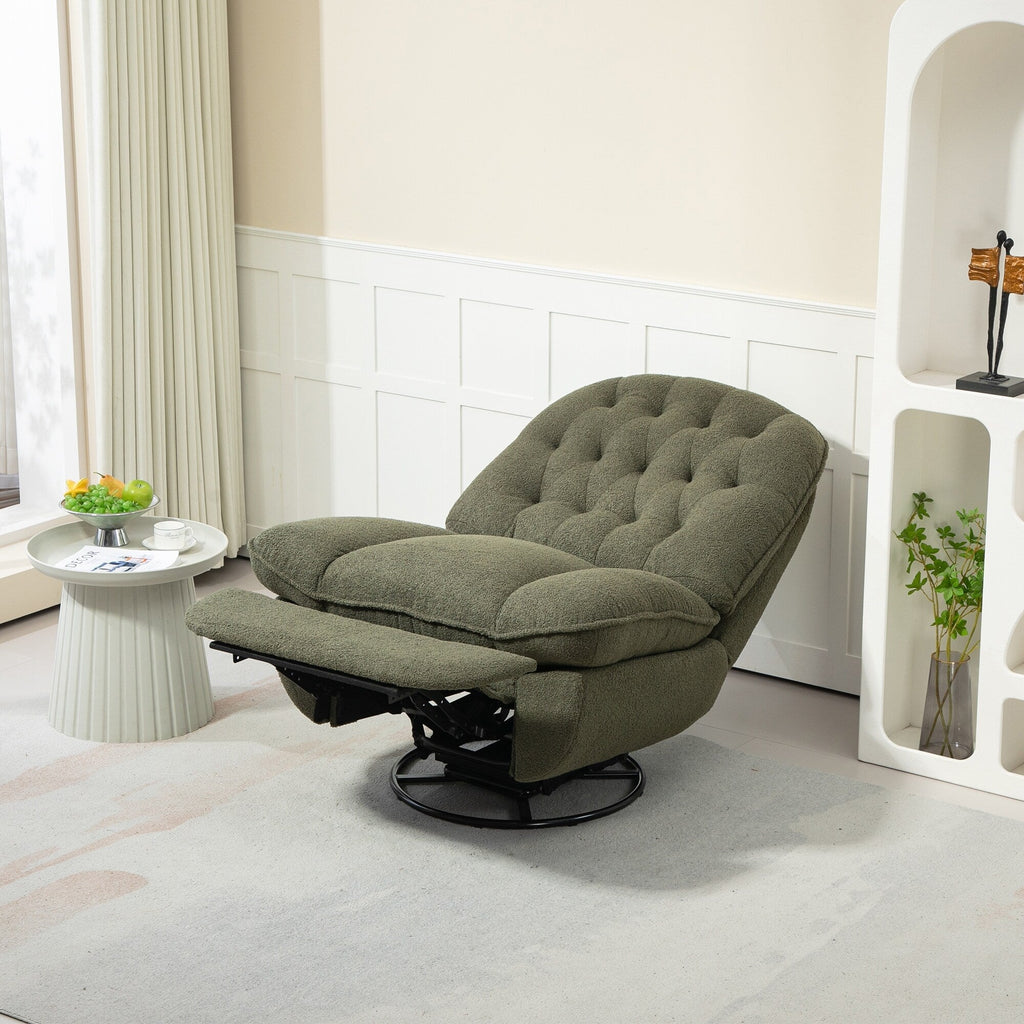 Ensemble de 2 fauteuils inclinables pivotants et réglables à 360 degrés