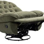 Ensemble de 2 fauteuils inclinables pivotants et réglables à 360 degrés