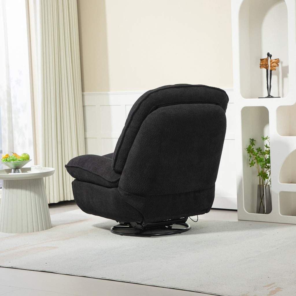 Ensemble de 2 fauteuils inclinables pivotants et réglables à 360 degrés