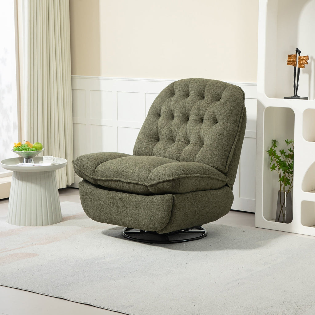 Ensemble de 2 fauteuils inclinables pivotants et réglables à 360 degrés
