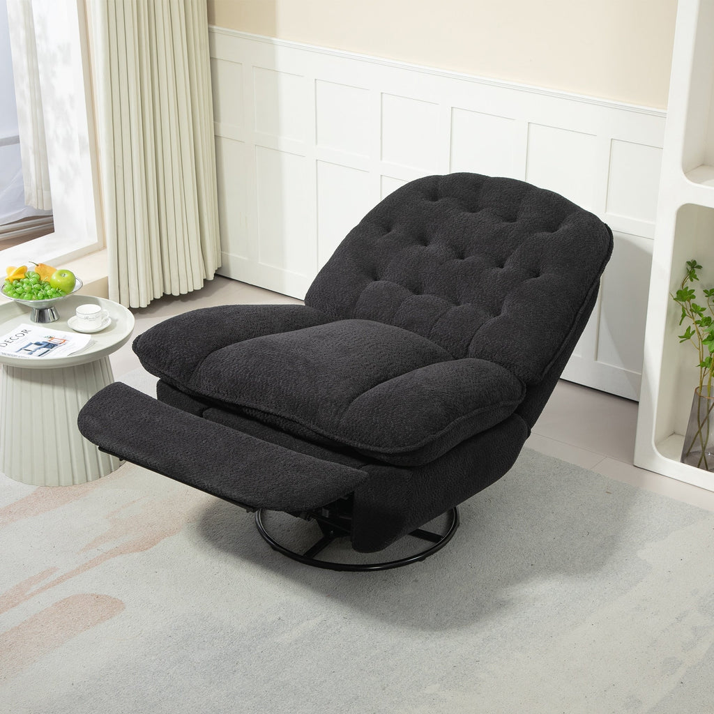 Ensemble de 2 fauteuils inclinables pivotants et réglables à 360 degrés