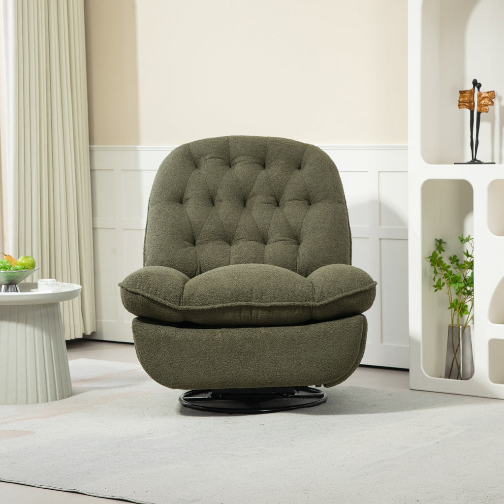 Ensemble de 2 fauteuils inclinables pivotants et réglables à 360 degrés
