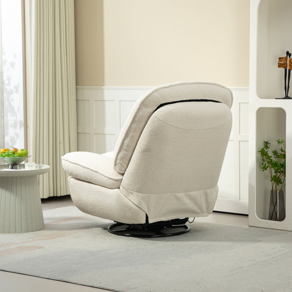 Ensemble de 2 fauteuils inclinables pivotants et réglables à 360 degrés