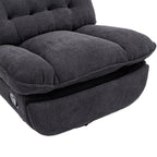 Ensemble de 2 fauteuils inclinables pivotants et réglables à 360 degrés