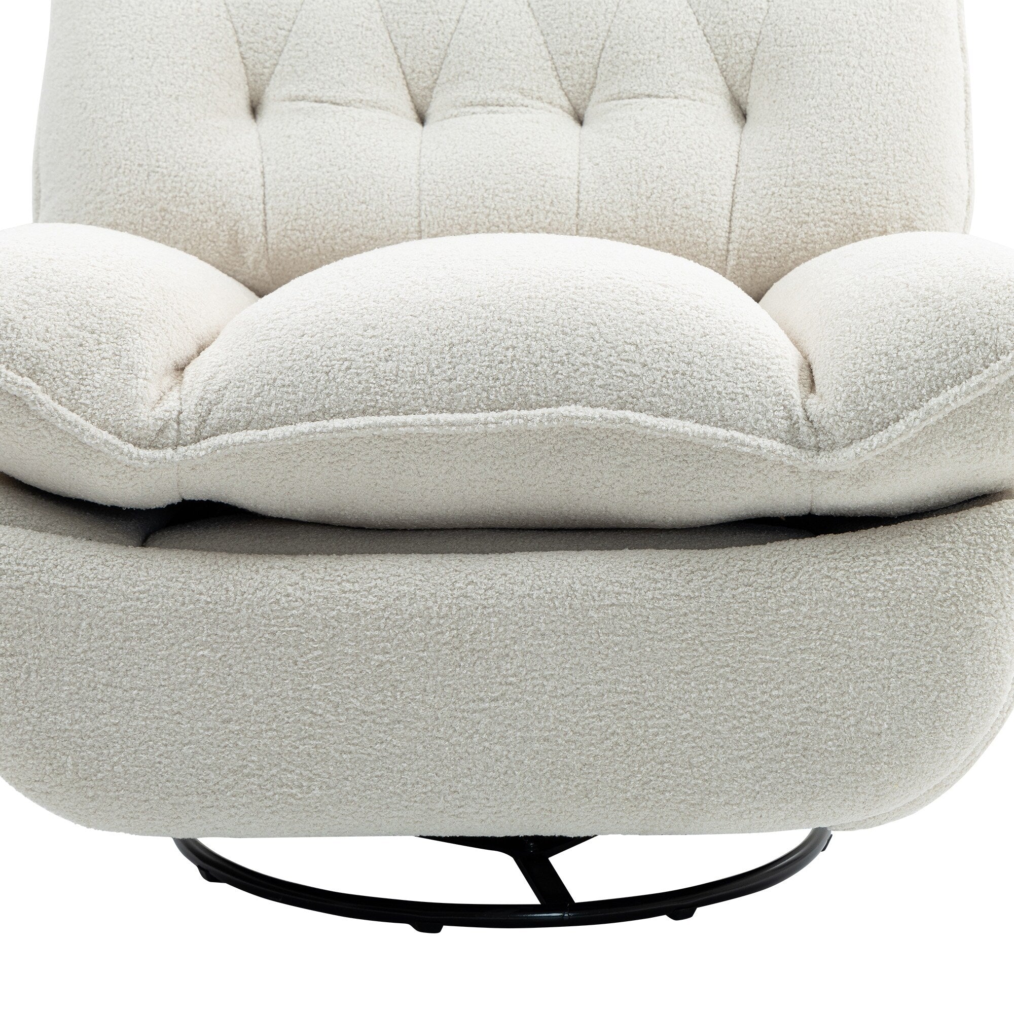 Ensemble de 2 fauteuils inclinables pivotants et réglables à 360 degrés