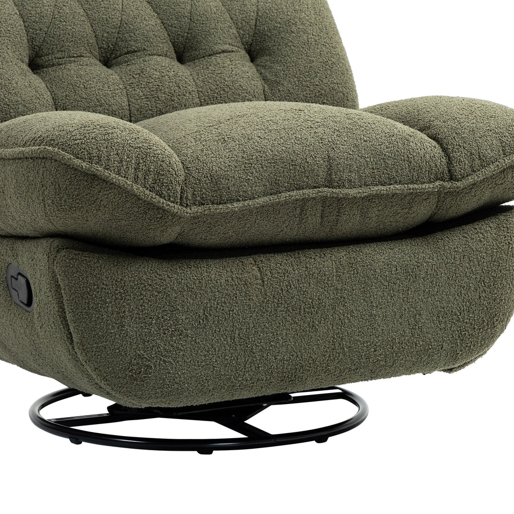 Ensemble de 2 fauteuils inclinables pivotants et réglables à 360 degrés