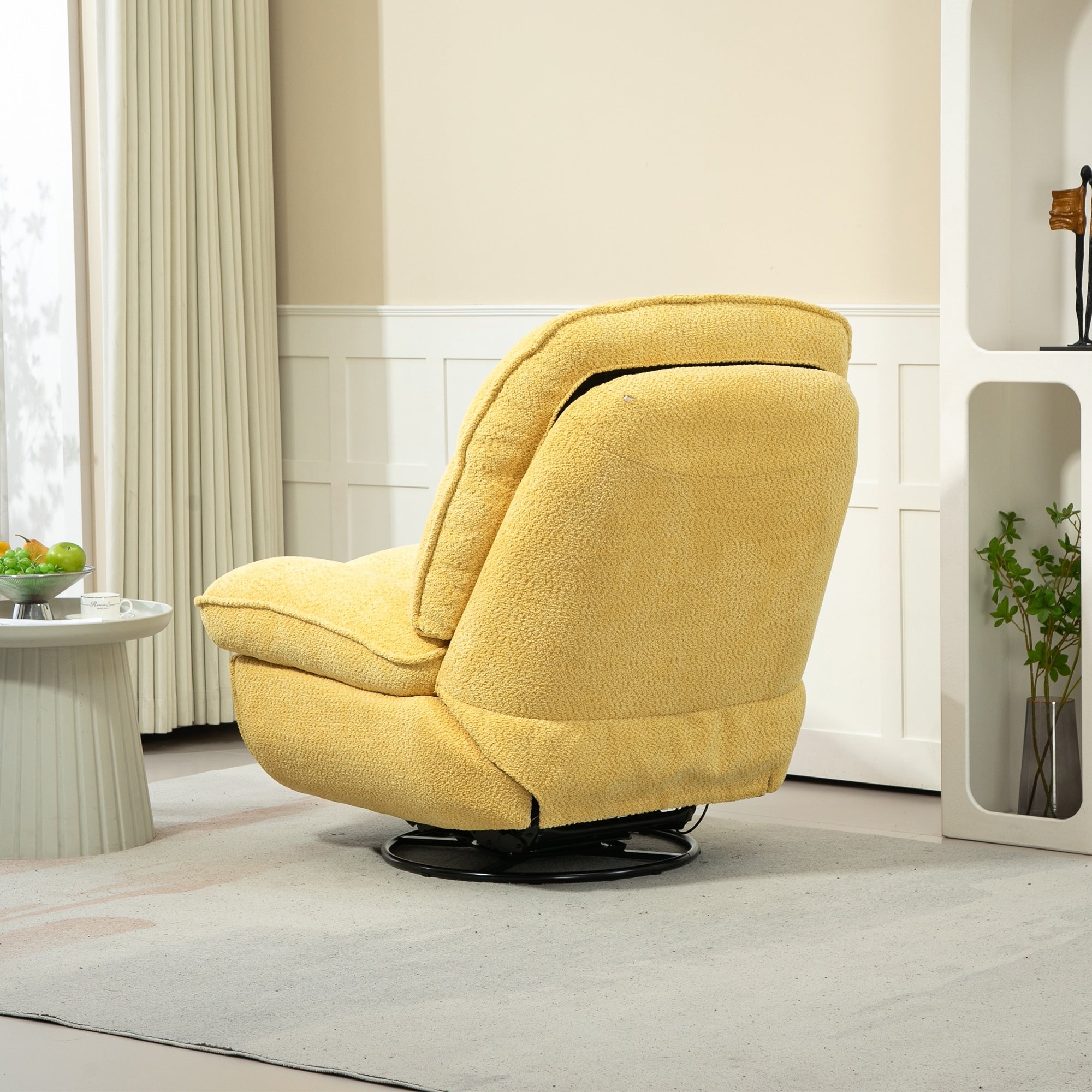 Ensemble de 2 fauteuils inclinables pivotants et réglables à 360 degrés