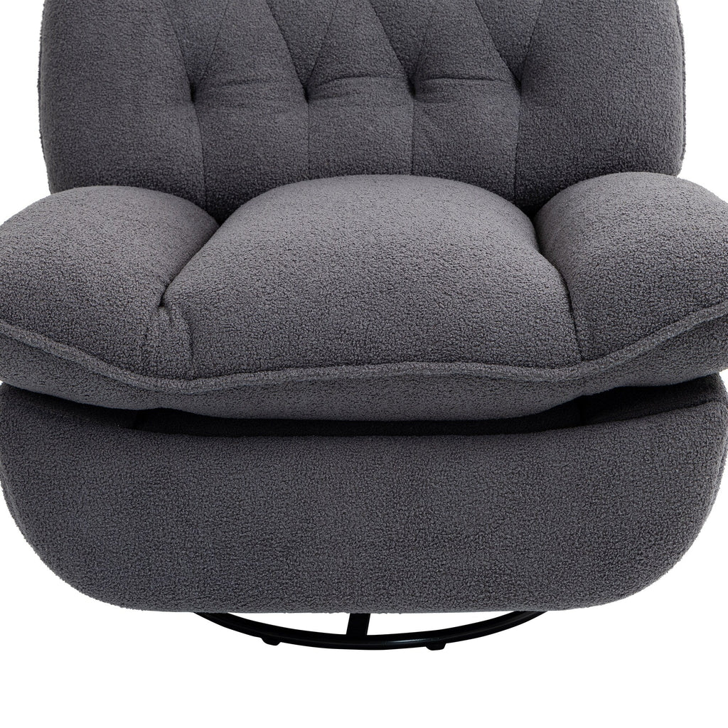 Ensemble de 2 fauteuils inclinables pivotants et réglables à 360 degrés