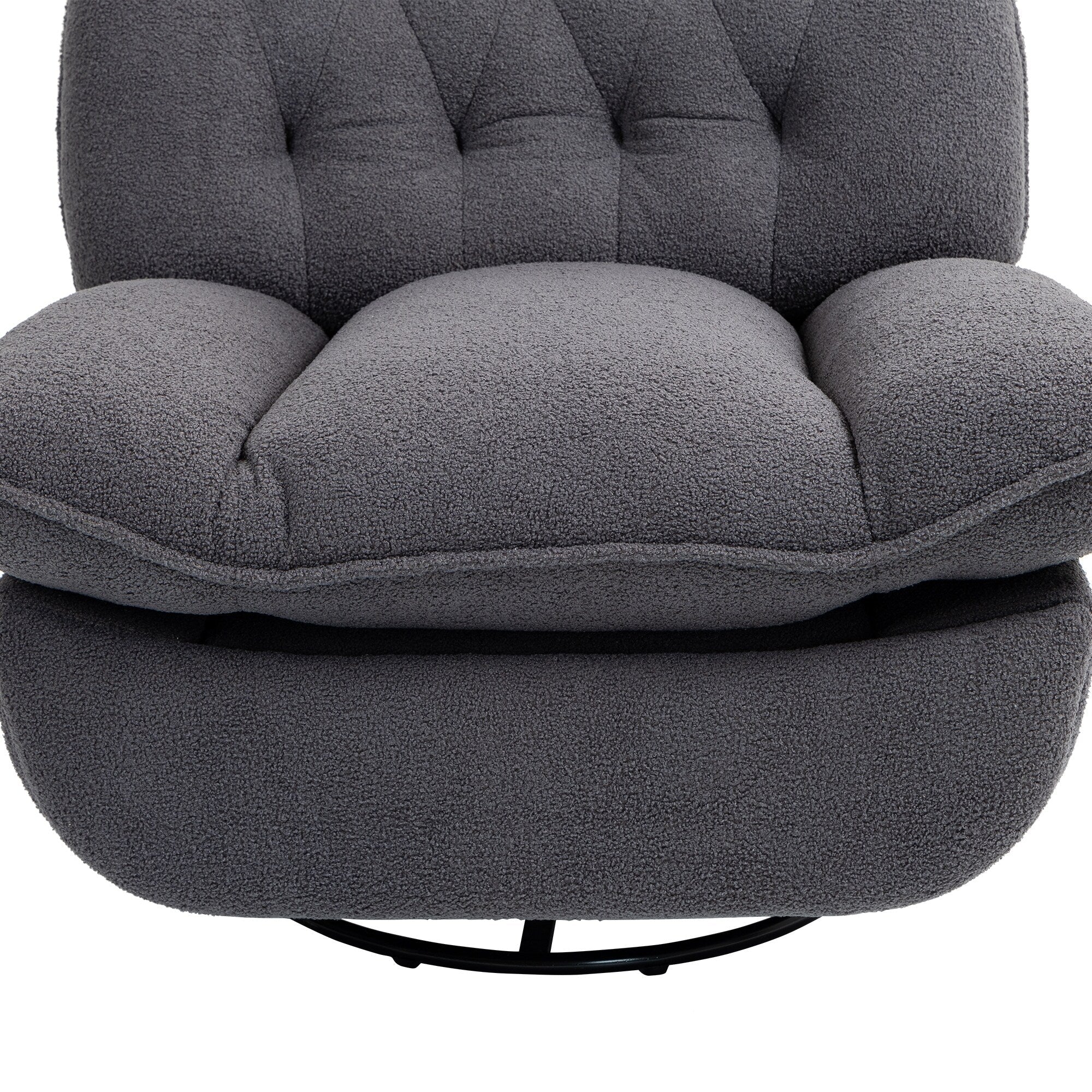 Ensemble de 2 fauteuils inclinables pivotants et réglables à 360 degrés