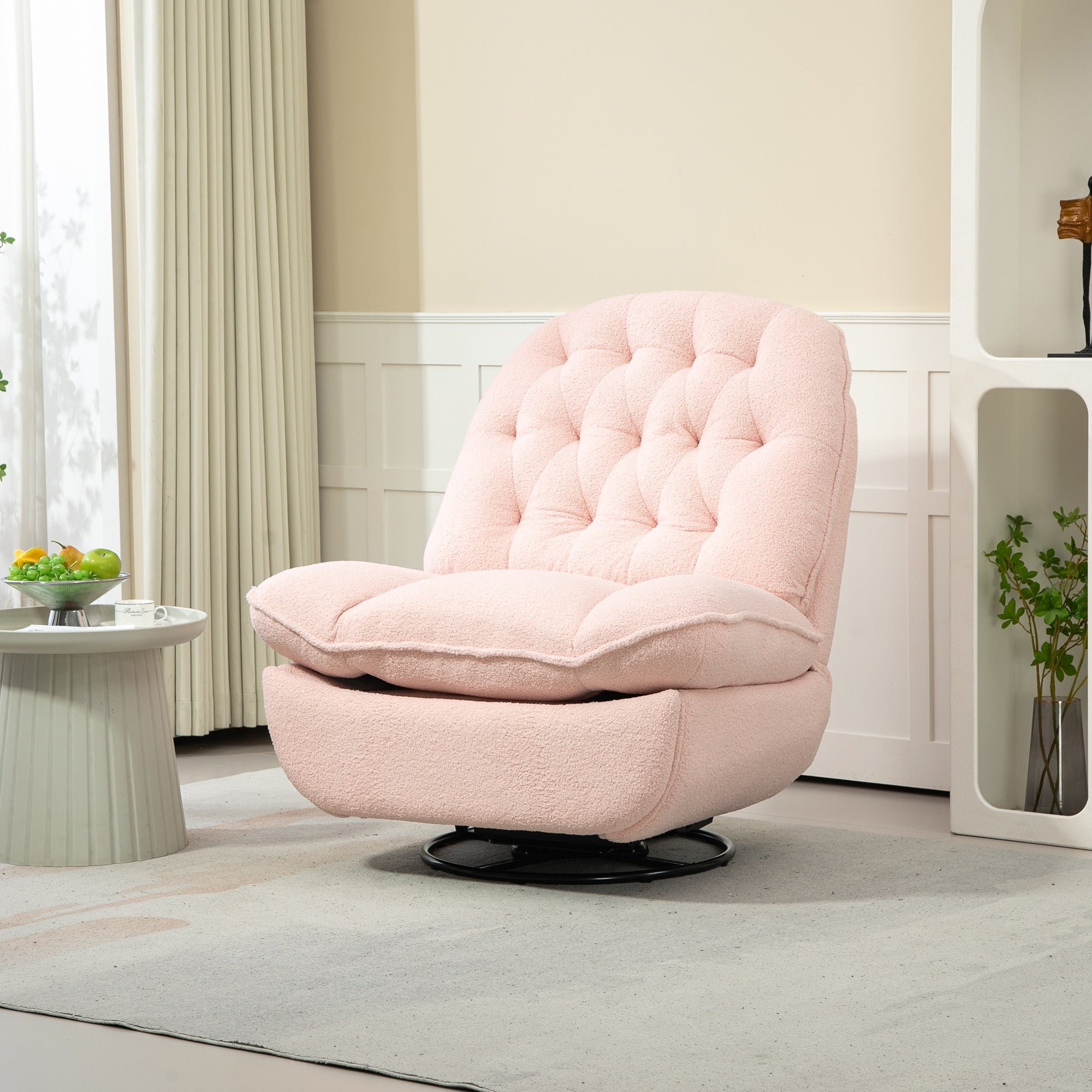 Ensemble de 2 fauteuils inclinables pivotants et réglables à 360 degrés