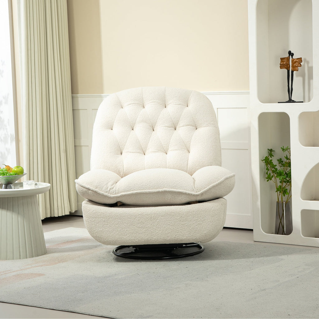 Ensemble de 2 fauteuils inclinables pivotants et réglables à 360 degrés