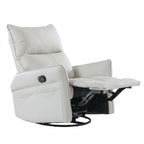 Fauteuil inclinable manuel pivotant à 360° pour salon et chambre à coucher