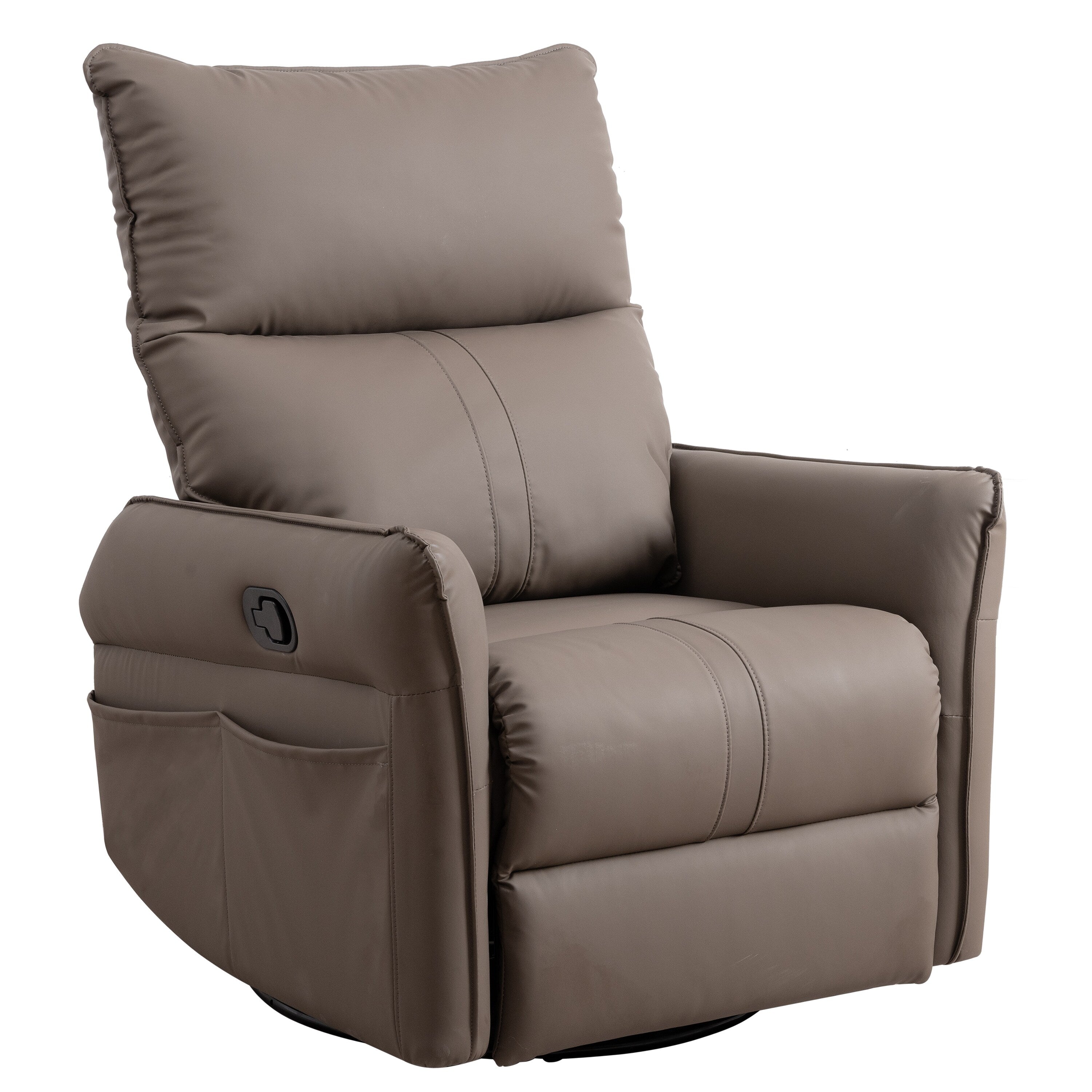 Fauteuil inclinable manuel pivotant à 360° pour salon et chambre à coucher