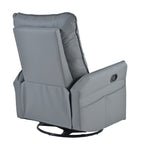 Fauteuil inclinable manuel pivotant à 360° pour salon et chambre à coucher