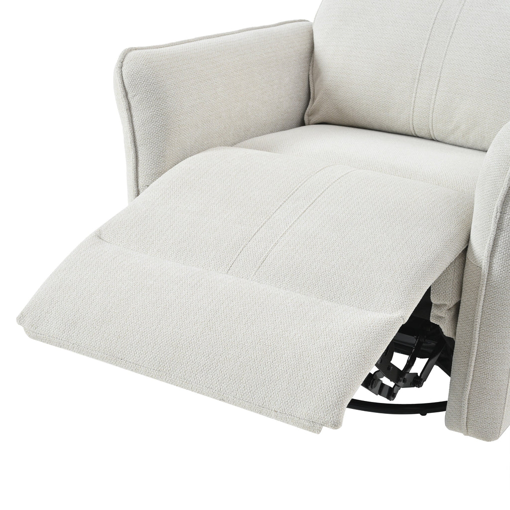 Fauteuil inclinable manuel pivotant à 360° pour salon et chambre à coucher