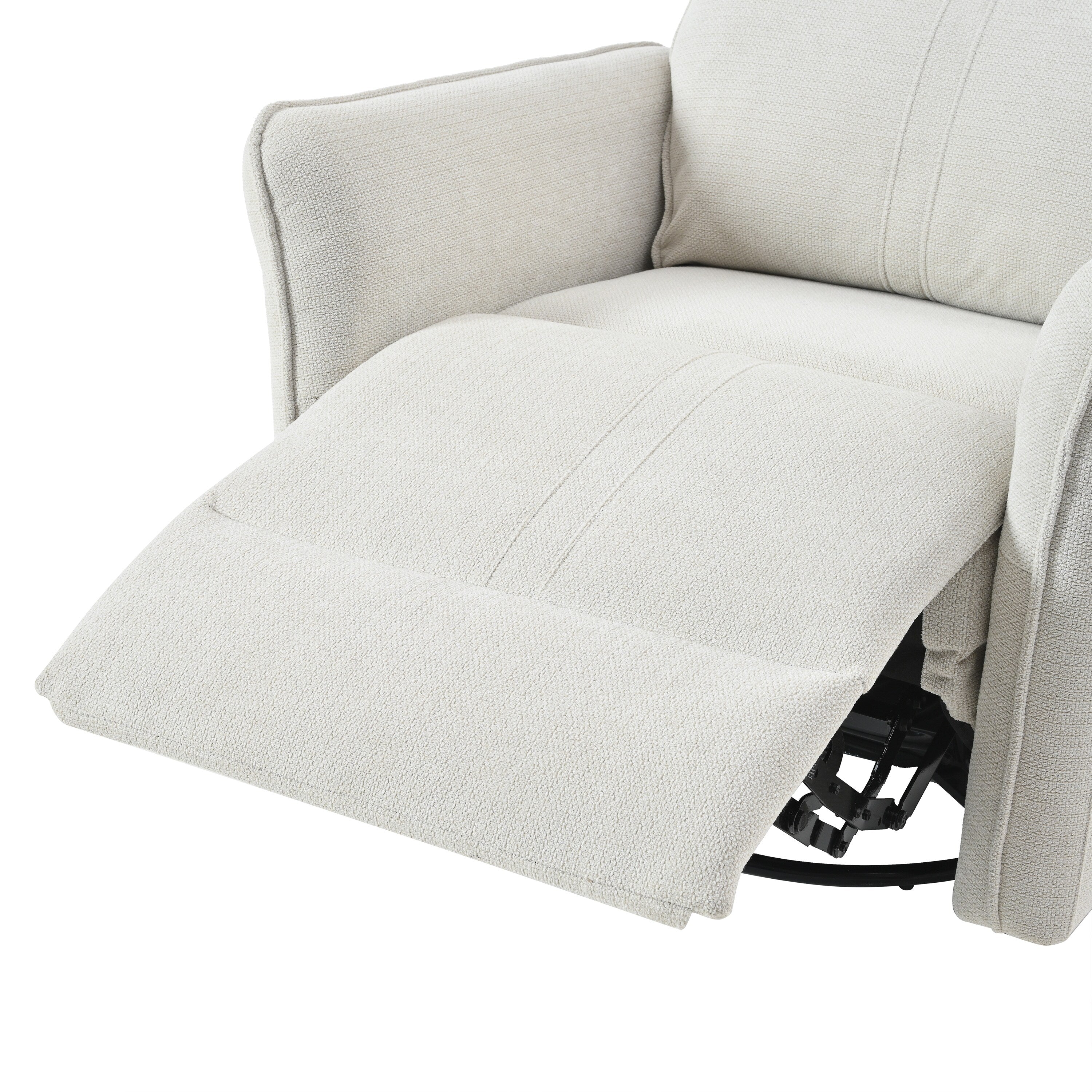 Fauteuil inclinable manuel pivotant à 360° pour salon et chambre à coucher