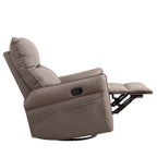 Fauteuil inclinable manuel pivotant à 360° pour salon et chambre à coucher