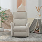 Fauteuil inclinable pivotant à 360°, fauteuil à bascule pivotant pour chambre d'enfant, fauteuil planeur, fauteuil inclinable pivotant à bascule moderne