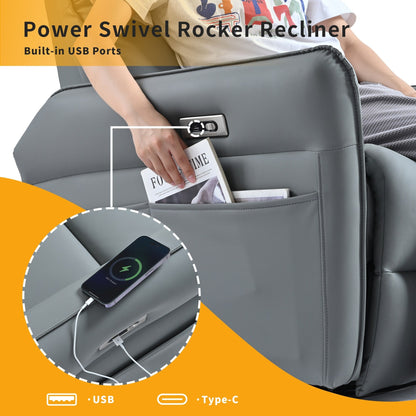 Fauteuil inclinable pivotant à 360°
