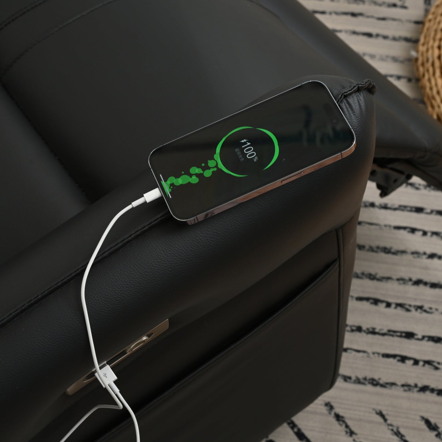 Fauteuil inclinable pivotant à 360°