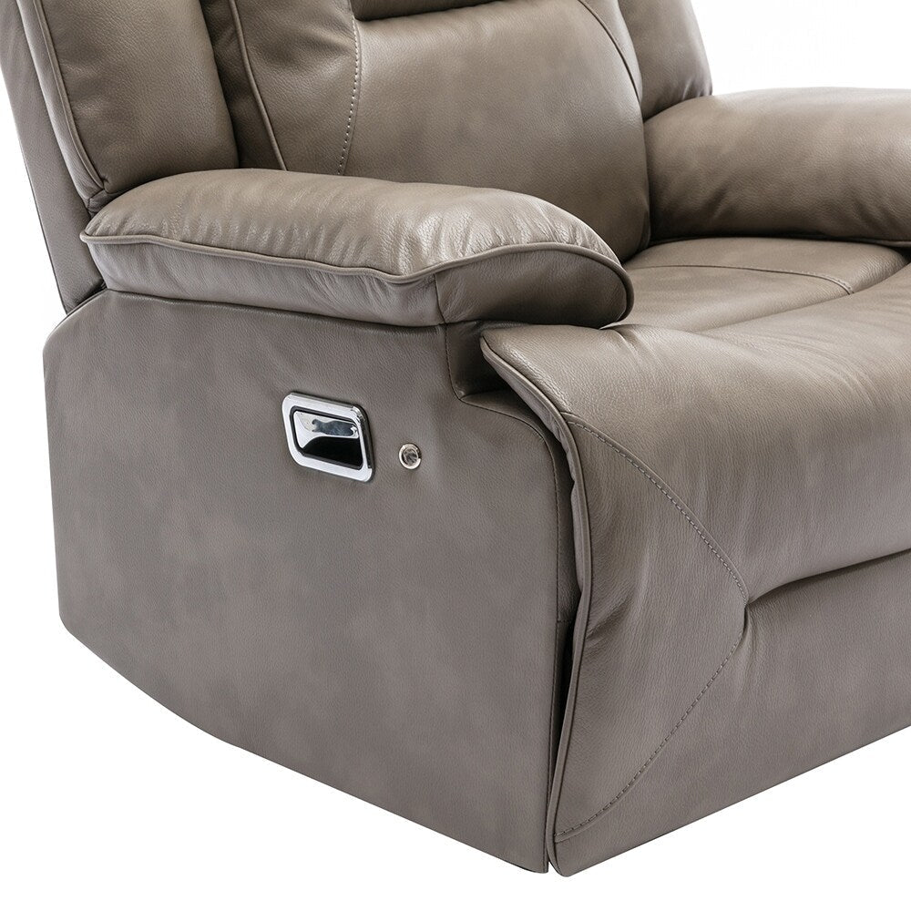 Fauteuil inclinable pivotant à 360° avec lumières LED, fauteuil multimédia manuel