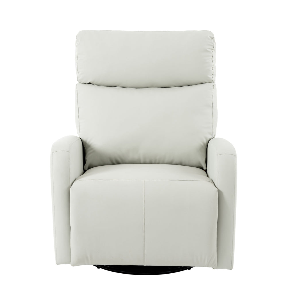Fauteuil inclinable pivotant à 360° avec support de téléphone, repose-pieds et position réglable pour salon et home cinéma