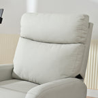 Fauteuil inclinable pivotant à 360° avec support de téléphone, repose-pieds et position réglable pour salon et home cinéma