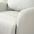 Fauteuil inclinable pivotant à 360° avec support de téléphone, repose-pieds et position réglable pour salon et home cinéma