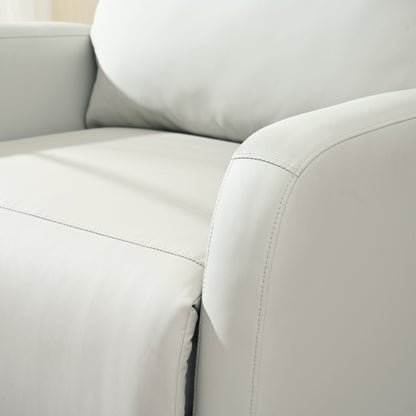 Fauteuil inclinable pivotant à 360° avec support de téléphone, repose-pieds et position réglable pour salon et home cinéma