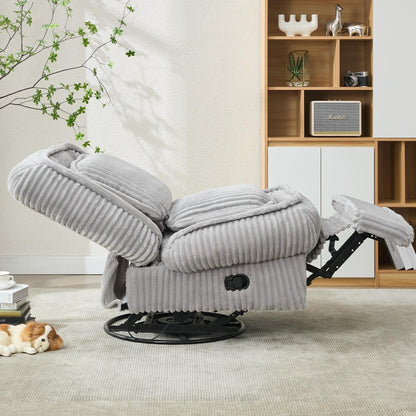 Canapé simple pivotant à 360°, fauteuil inclinable, fauteuil à bascule manuel sans accoudoirs, pour salon ou bureau