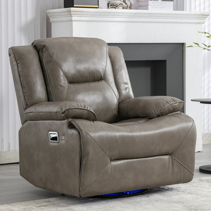 Fauteuil inclinable pivotant et basculant à 360° pour home cinéma