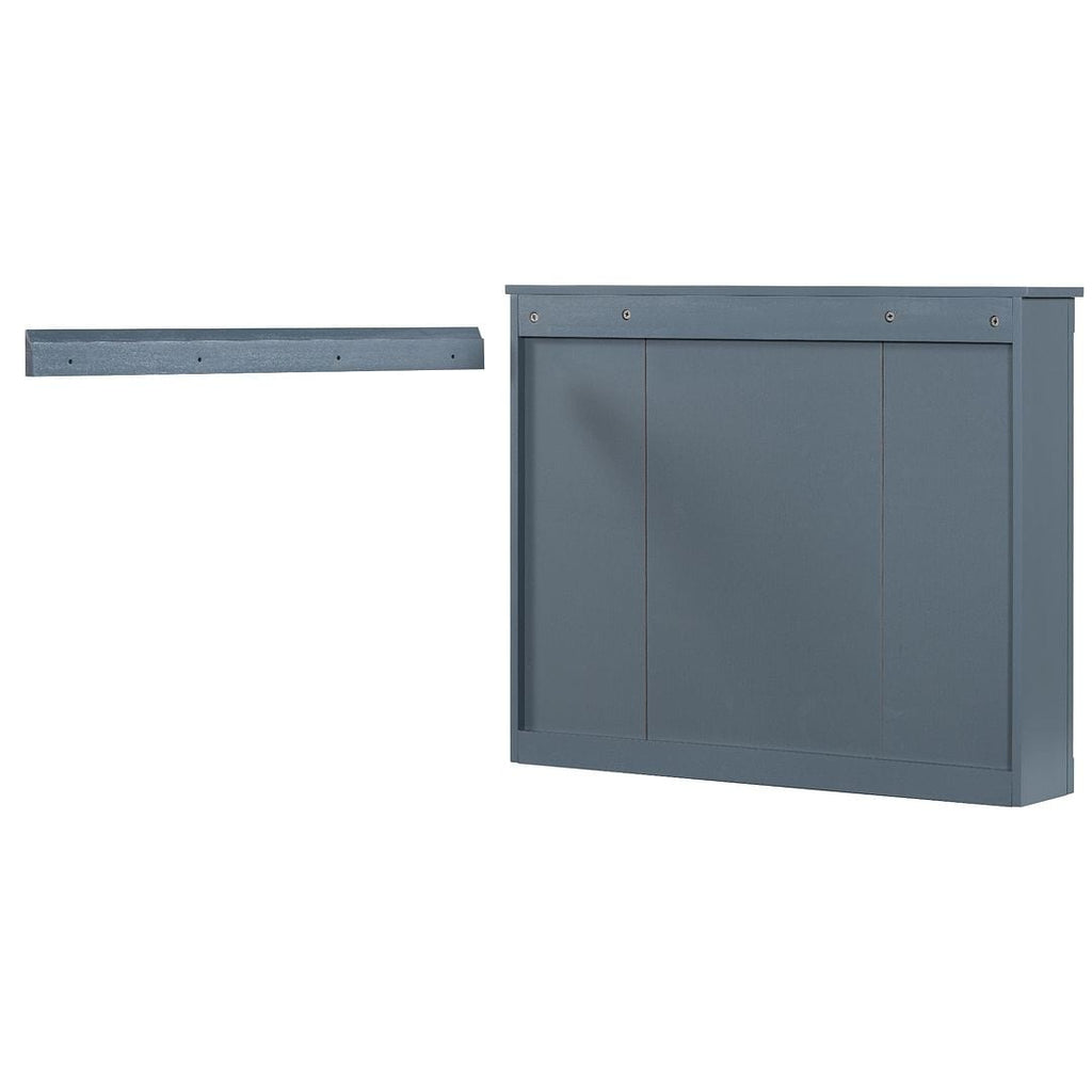 Meuble-lavabo moderne de 36 po avec lavabo supérieur et armoire à miroir, 2 portes et 2 tiroirs