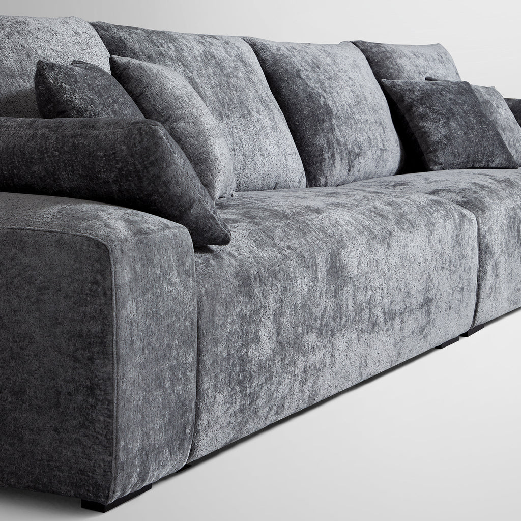 Le canapé d'angle beige Empress