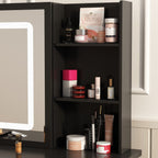 Ensemble de coiffeuse de 39,4 po de large avec tabouret et miroir