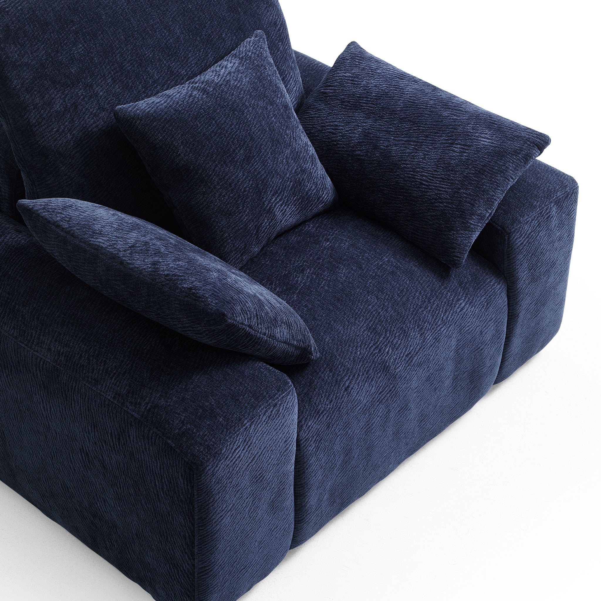 Le fauteuil bleu marine Empress