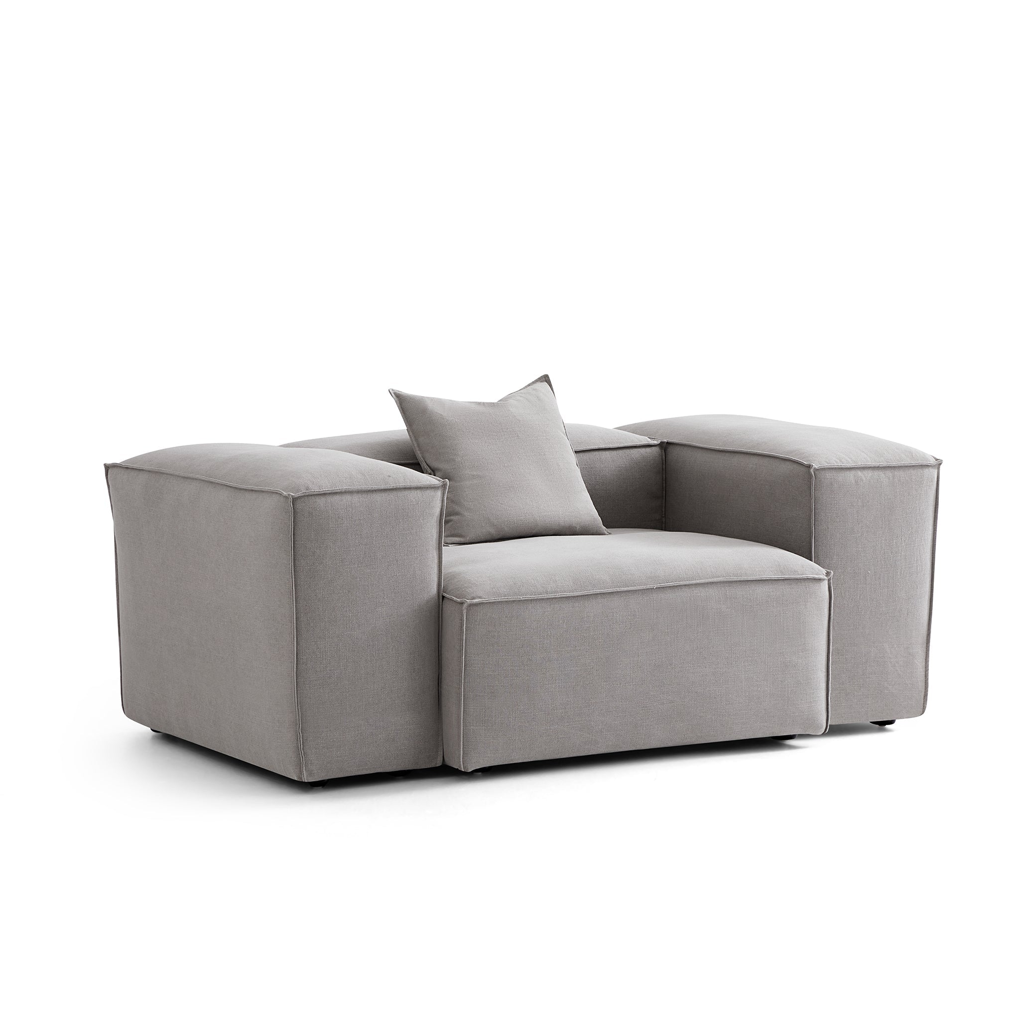 Freedom Modular New Gray Accent Armchair