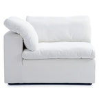 Canapé sectionnel blanc en forme de U Tender Wabi-Sabi