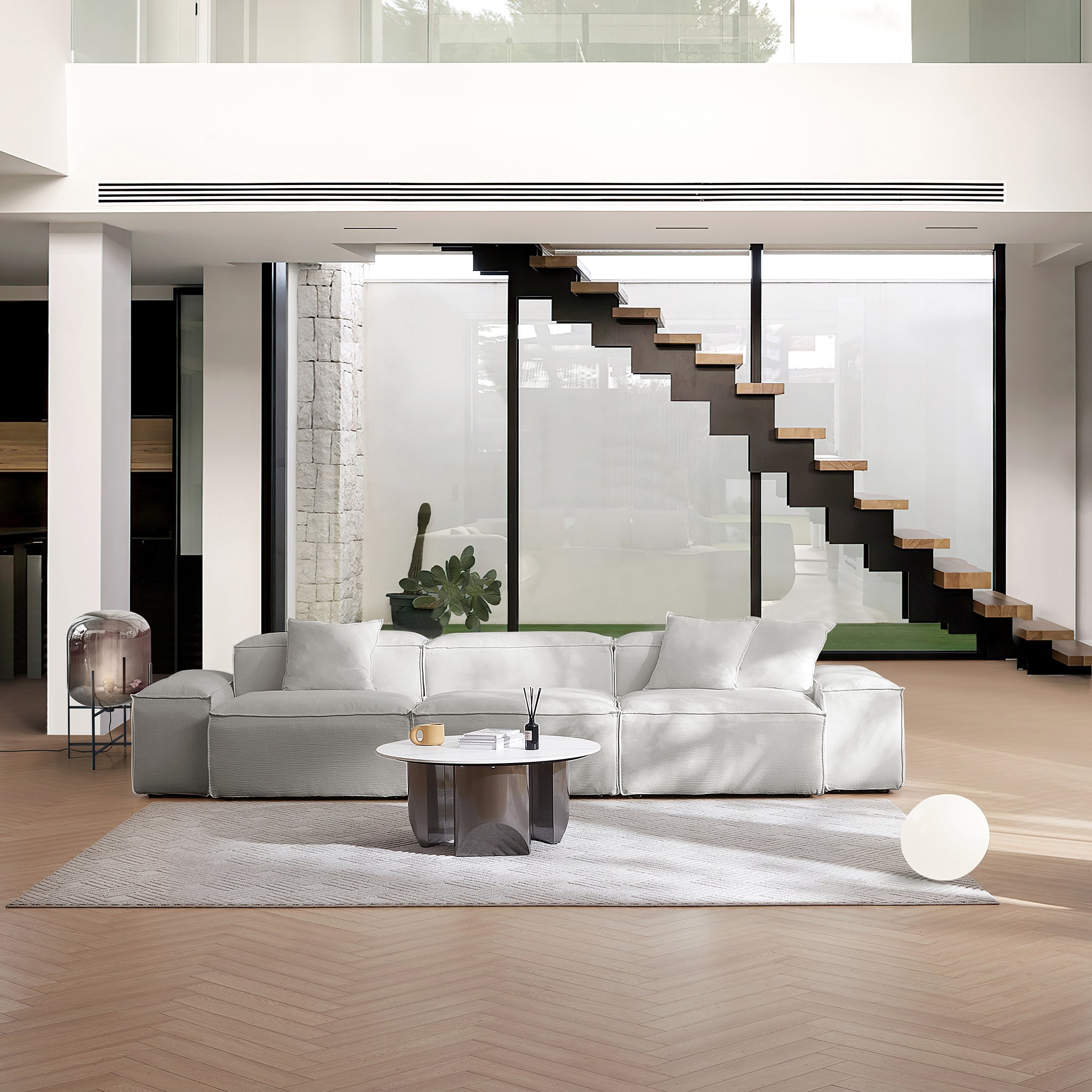 Canapé modulaire Freedom kaki