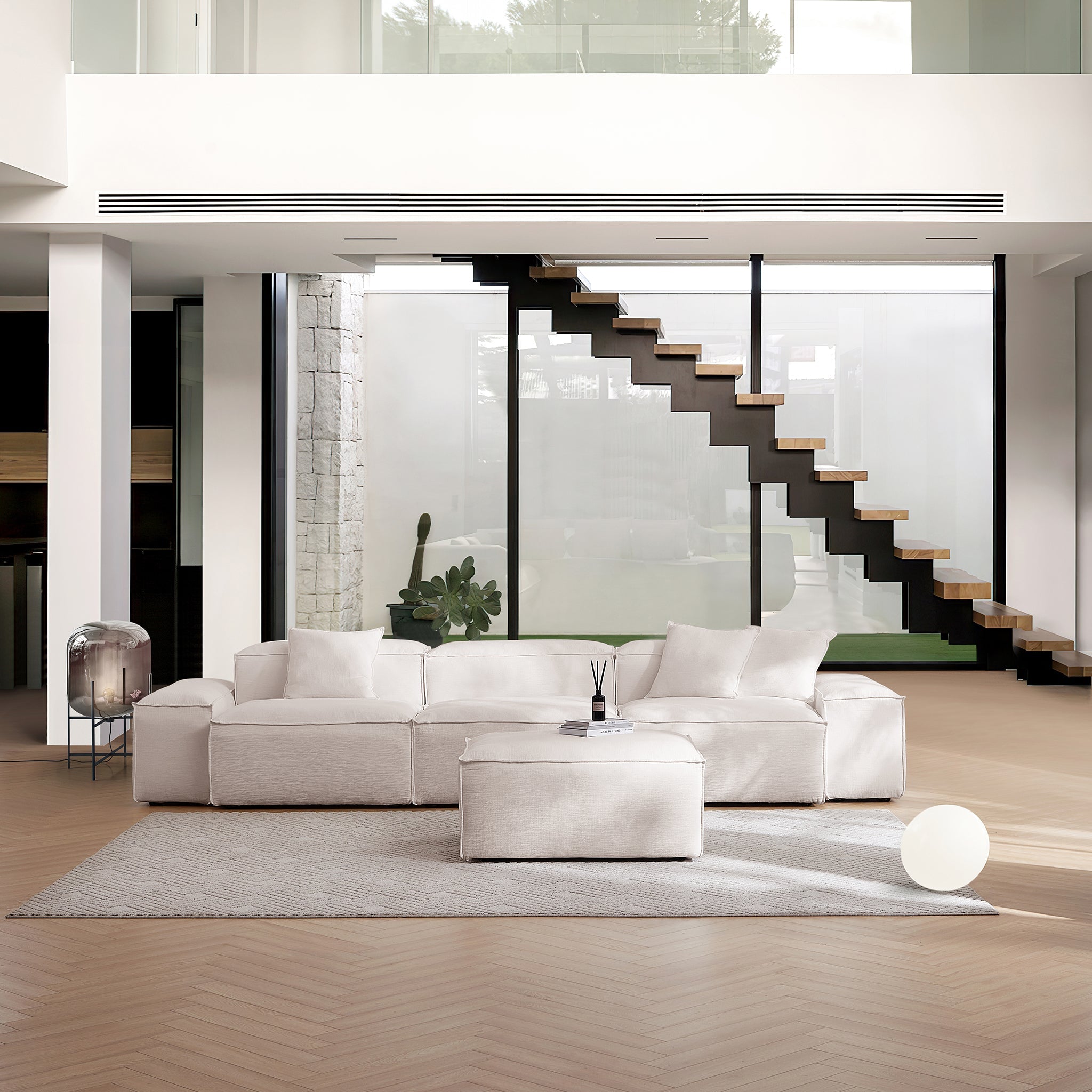 Canapé modulable Freedom gris