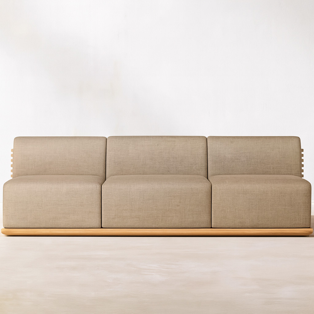Solana Designer Teak Outdoor Sofa & Lounge Set