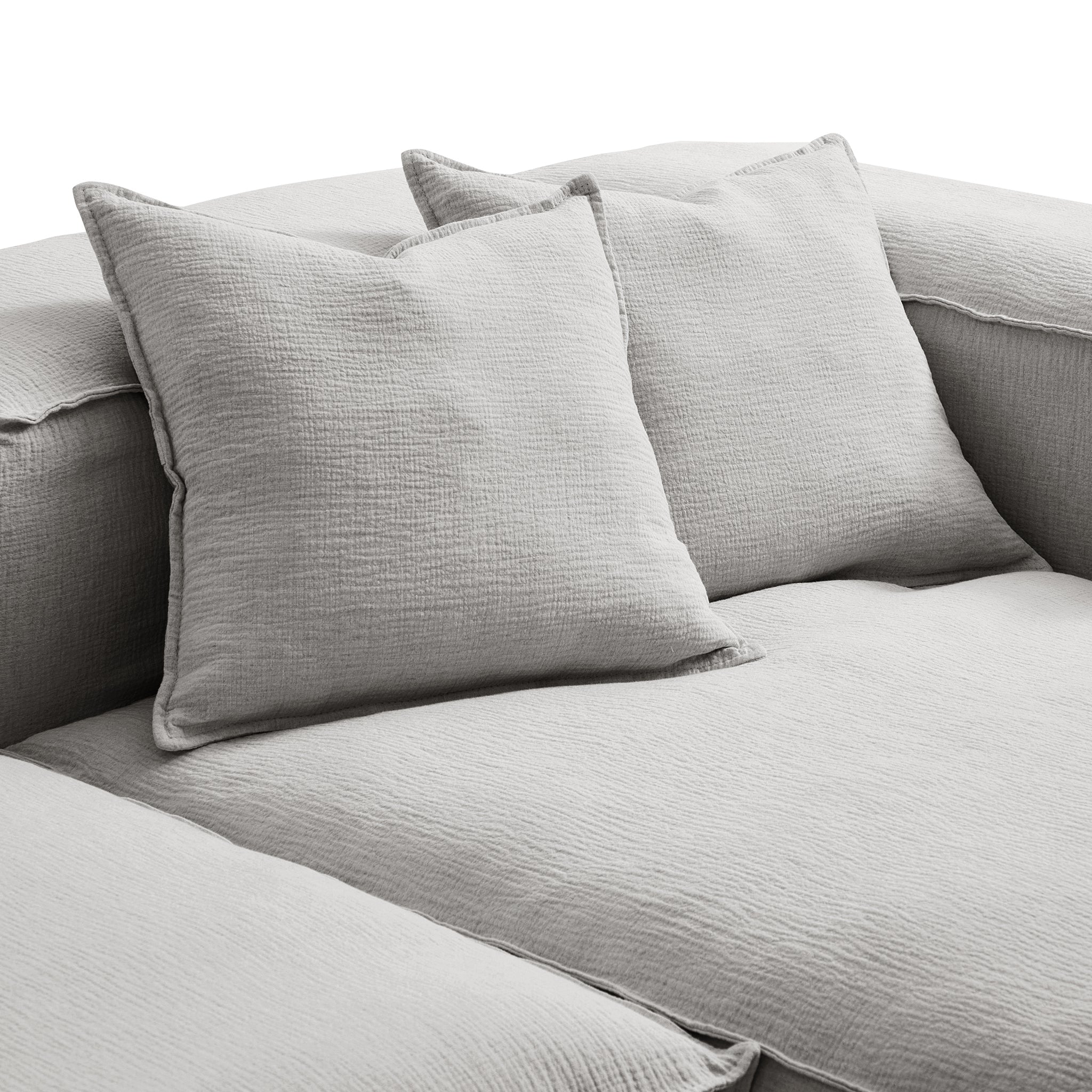 Canapé sectionnel en U gris Freedom Modular