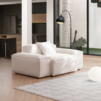 Fauteuil d'appoint modulaire blanc Freedom