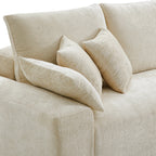 L'ensemble de canapés gris Empress