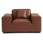 Domus Modular Beige Leather Sofa Set
