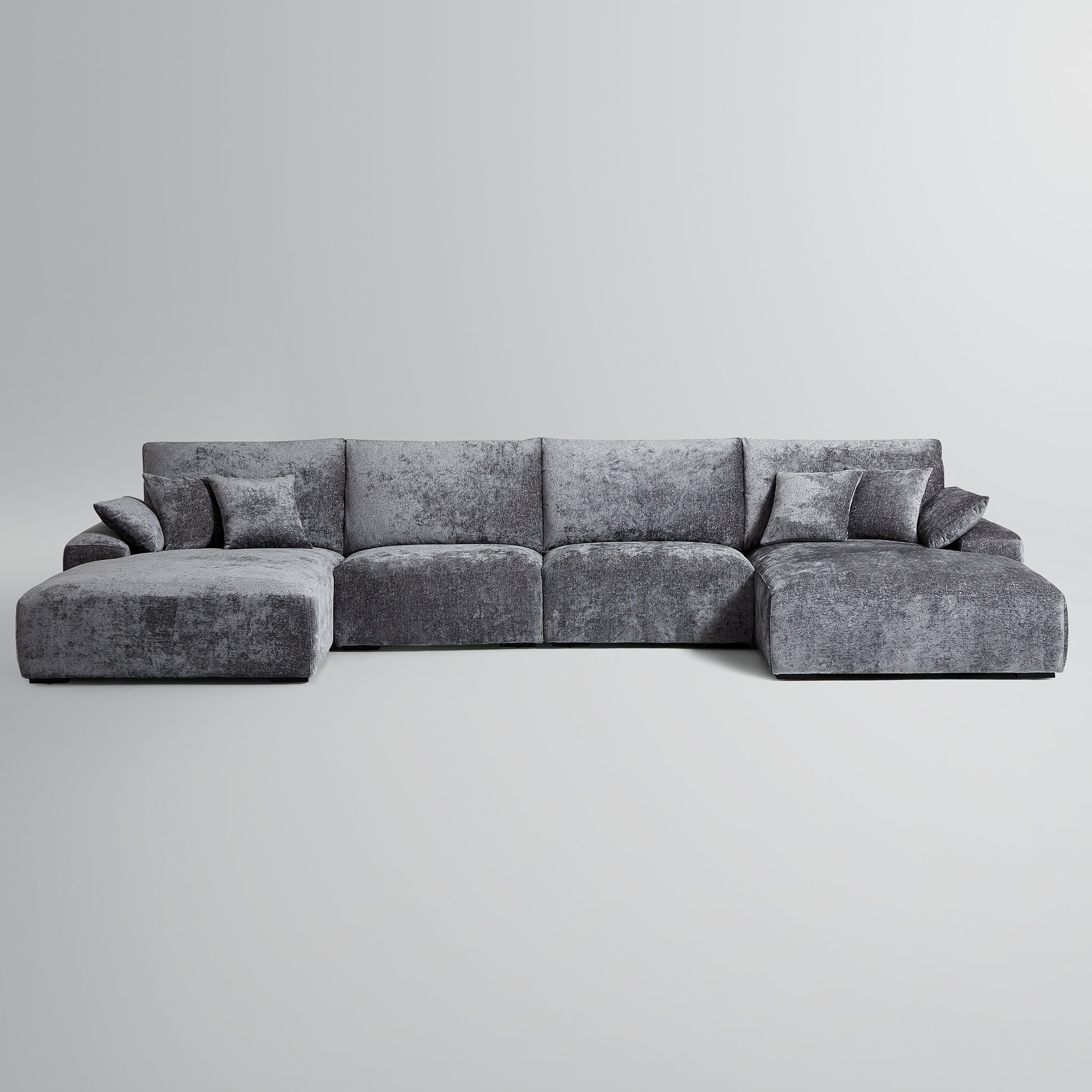 Le canapé sectionnel en U beige Empress